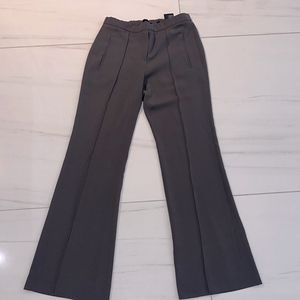 Theory Olive green  Elastic Waist Trousers 00